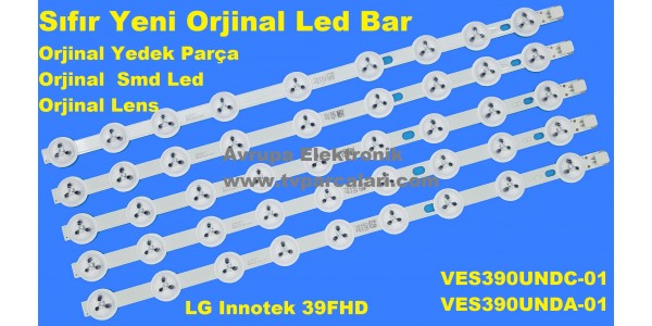 VESTEL 39PF3025D Led Bar, VES390UNDC-01, VES390UNDA-01, VESTEL REV0.2, A. B. C LG Innotek 39FHD-C NDV REV0.2, VES390UNDC01, VES390UNDC-01, Tv Panel ledleri